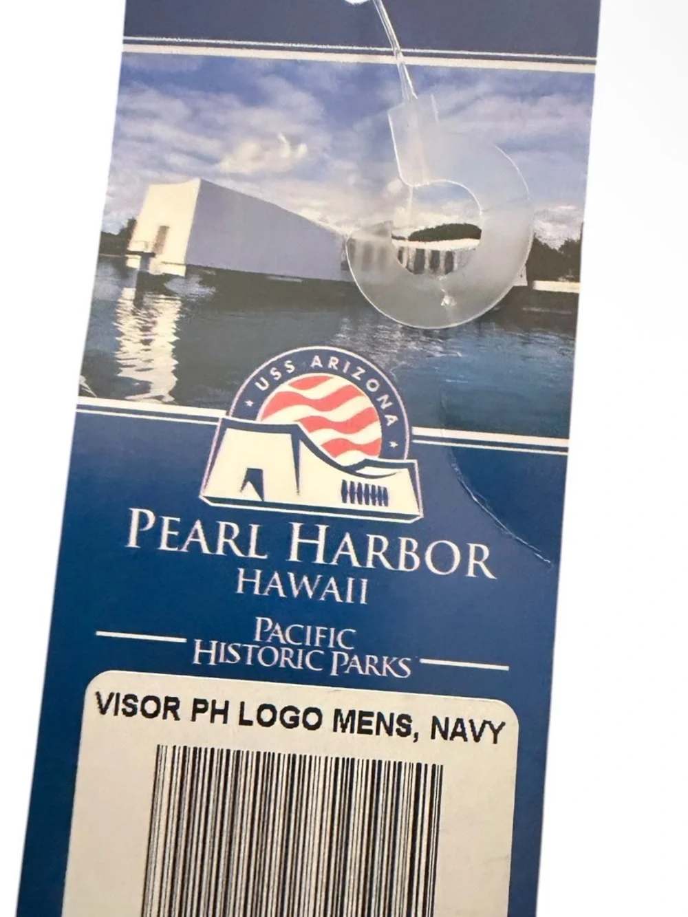 USS‎ Arizona Pacific Historic Parks Visor Pearl Harbor Hawaii NWT Blue